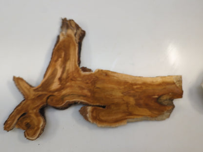 Unique Wild Cherry Live Edge Wood Slab Irregular Crotch Cut For Custom Woodworking Supplies #022