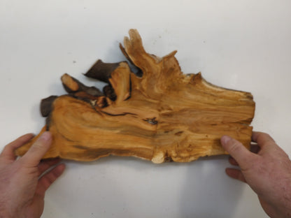 Wild Cherry Live Edge Wood Slab Irregular Raw Lumber Piece For Custom Woodworking Crafting #021